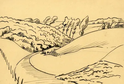 Landschap In Inkt 3