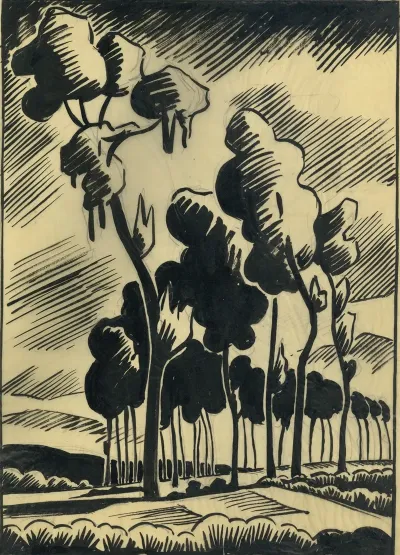 Landschap In Inkt 8