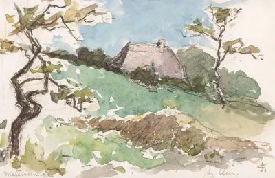 Landschap Met Boerderij Te Materborn Bij Kleve