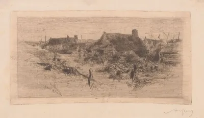 Landschap Met Huizen