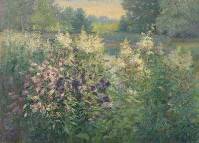 Landschap Met Klokbloemen