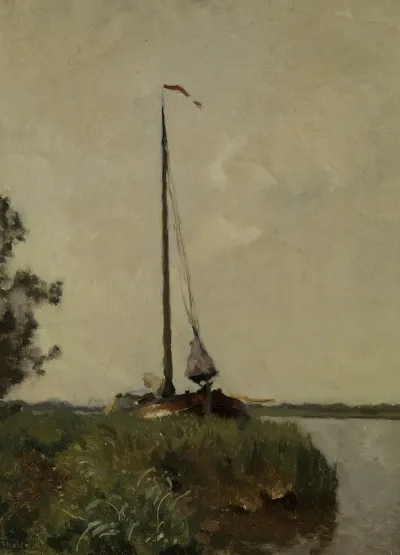 Landschap Met Schuit 2