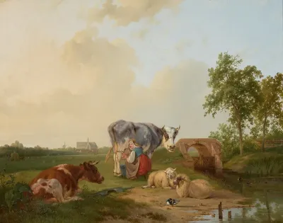 Landschap Met Vee 2