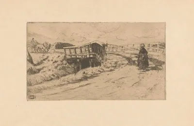 Landweg Met Brug 2