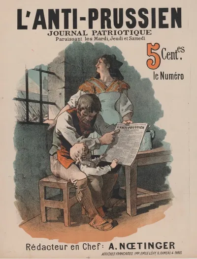 Lanti Prussien Journal Patriotique Redacteur En Chef A Noetinger