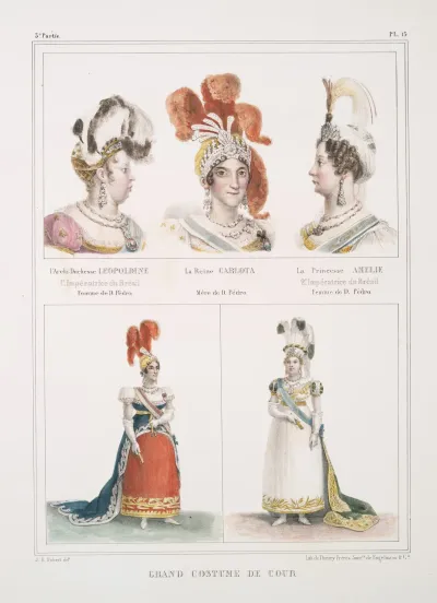 Larchi Duchesse Leopoldine 1 E Imperatrice Du Bresil Femme De D Pedro La Reine Carlota Mere De D Pedro