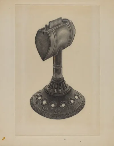 Lard Oil Lamp 2