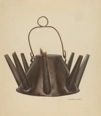 Lard Oil Lamp