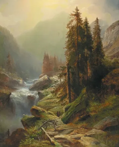 Large Mountain Landscape