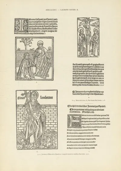 Lart Typographique Dans Les Pays Bas Pendant Les Annees 1500 A 1540 Pl 028