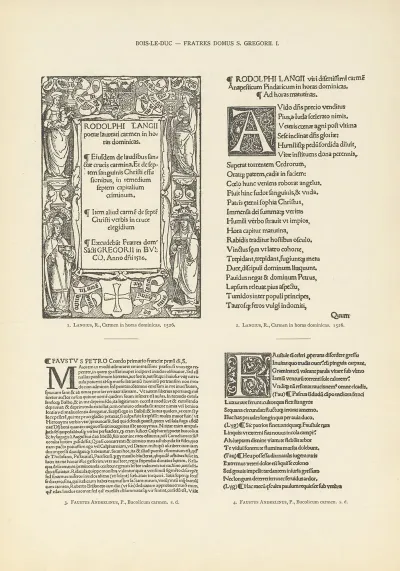 Lart Typographique Dans Les Pays Bas Pendant Les Annees 1500 A 1540 Pl 031