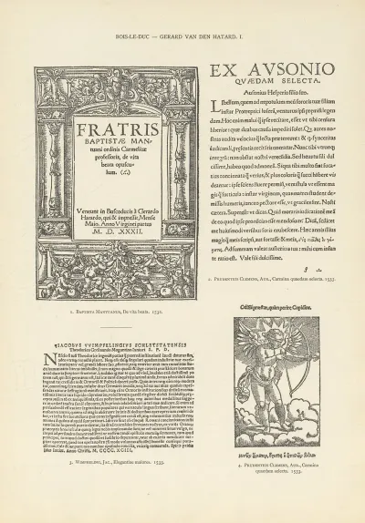 Lart Typographique Dans Les Pays Bas Pendant Les Annees 1500 A 1540 Pl 032