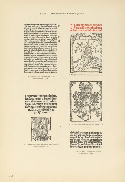 Lart Typographique Dans Les Pays Bas Pendant Les Annees 1500 A 1540 Pl 037
