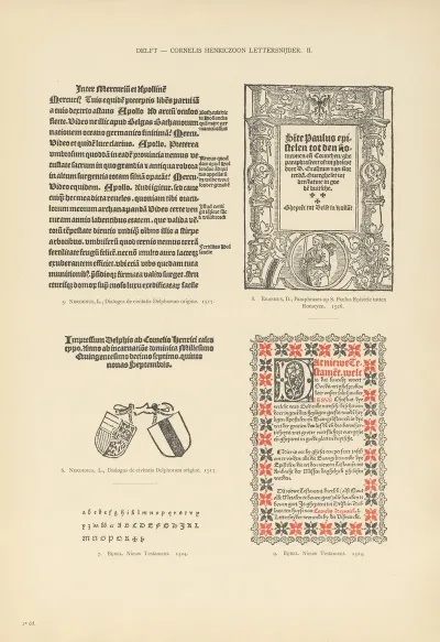 Lart Typographique Dans Les Pays Bas Pendant Les Annees 1500 A 1540 Pl 041