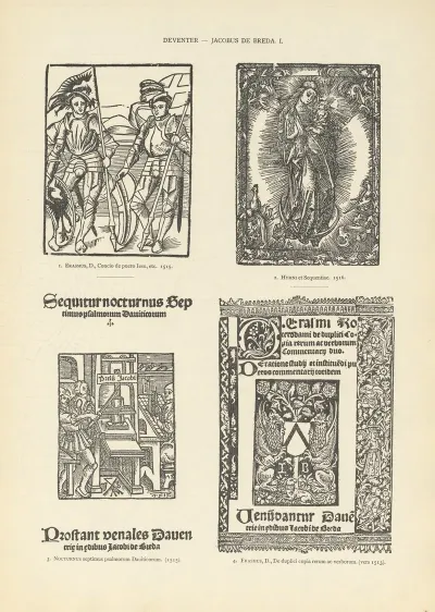 Lart Typographique Dans Les Pays Bas Pendant Les Annees 1500 A 1540 Pl 049