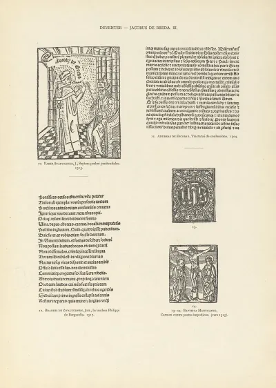 Lart Typographique Dans Les Pays Bas Pendant Les Annees 1500 A 1540 Pl 051