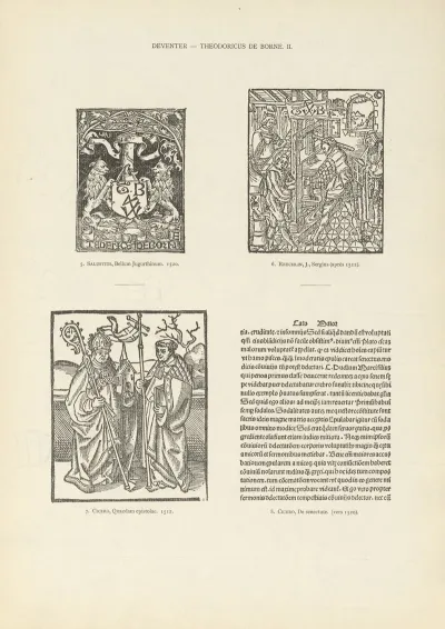 Lart Typographique Dans Les Pays Bas Pendant Les Annees 1500 A 1540 Pl 054