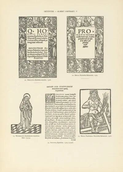 Lart Typographique Dans Les Pays Bas Pendant Les Annees 1500 A 1540 Pl 065