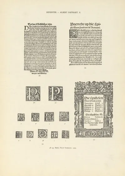 Lart Typographique Dans Les Pays Bas Pendant Les Annees 1500 A 1540 Pl 070