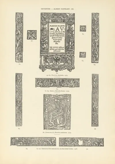 Lart Typographique Dans Les Pays Bas Pendant Les Annees 1500 A 1540 Pl 072