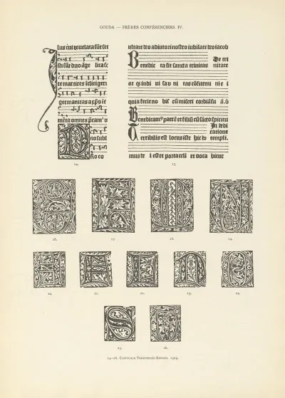 Lart Typographique Dans Les Pays Bas Pendant Les Annees 1500 A 1540 Pl 077