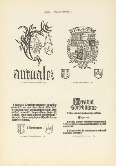 Lart Typographique Dans Les Pays Bas Pendant Les Annees 1500 A 1540 Pl 081