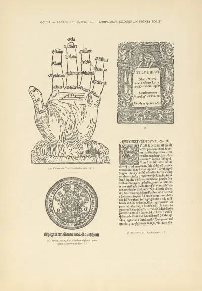 Lart Typographique Dans Les Pays Bas Pendant Les Annees 1500 A 1540 Pl 083