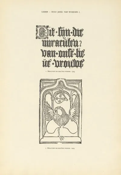 Lart Typographique Dans Les Pays Bas Pendant Les Annees 1500 A 1540 Pl 089
