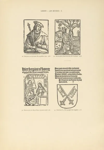Lart Typographique Dans Les Pays Bas Pendant Les Annees 1500 A 1540 Pl 101