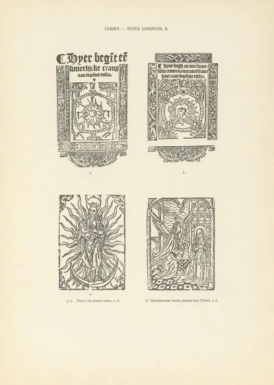 Lart Typographique Dans Les Pays Bas Pendant Les Annees 1500 A 1540 Pl 106