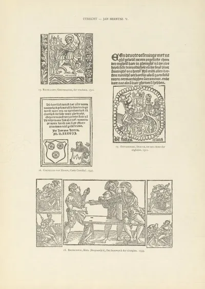 Lart Typographique Dans Les Pays Bas Pendant Les Annees 1500 A 1540 Pl 121