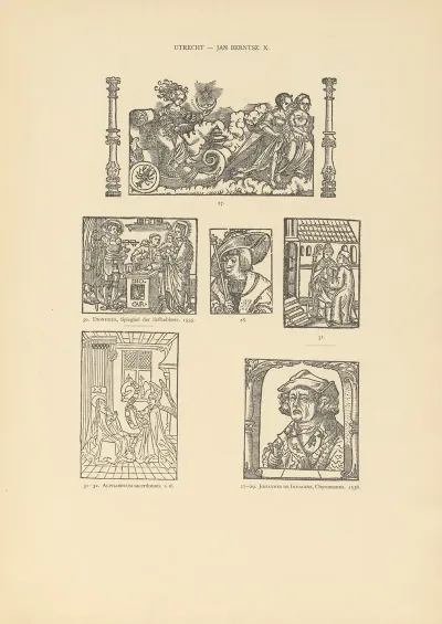Lart Typographique Dans Les Pays Bas Pendant Les Annees 1500 A 1540 Pl 126