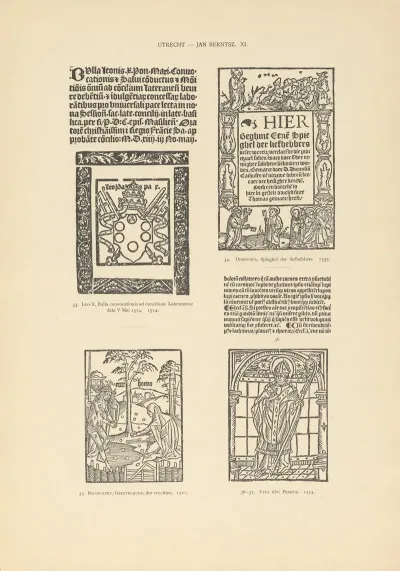 Lart Typographique Dans Les Pays Bas Pendant Les Annees 1500 A 1540 Pl 127