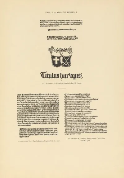 Lart Typographique Dans Les Pays Bas Pendant Les Annees 1500 A 1540 Pl 136