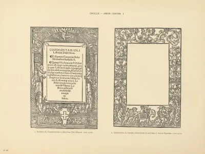 Lart Typographique Dans Les Pays Bas Pendant Les Annees 1500 A 1540 Pl 137