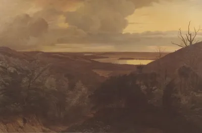 Late Evening Near Himmelbjerget Jutland