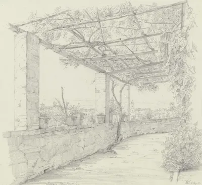 Laubengang Der Casa Zanetti In Perugia