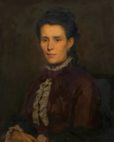 Laura Kundmann Geb Tautenhayn Gattin Des Bildhauers Karl Kundmann