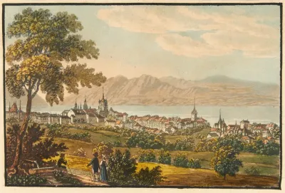 Lausanne Ville Capitale Du Canton De Vaud