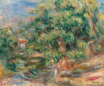 Lavandieres Au Bord Du Loup