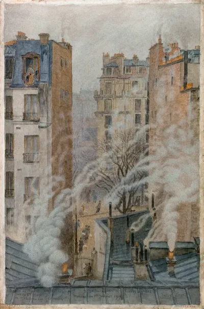 Lavenue Du Maine Xive Paris Vue Du 6e Etage Du No42 De La Rue Gassendi
