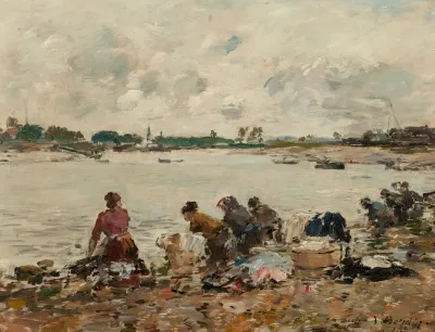 Laveuses Au Bord De La Touques 2