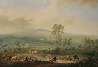 Laxenburg Von Der Schneiderau Gegen Guntramsdorf Und Modling