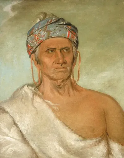 Lay Law She Kaw Goes Up The River An Aged Chief