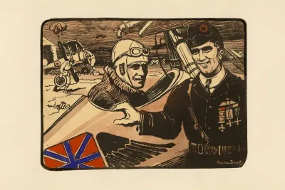 Le As Anglais Bal Et Bishop The English Aces Albert Ball And Billy Bishop