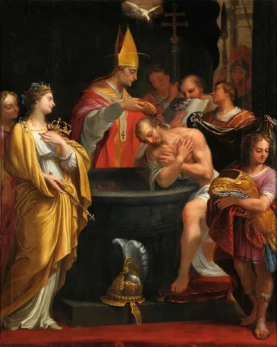 Le Bapteme De Clovis