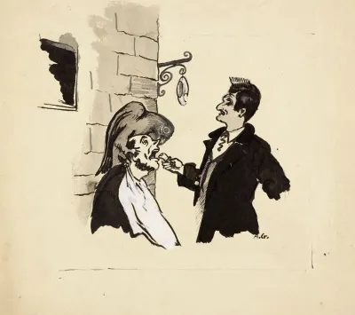 Le Barbier Et Son Patient