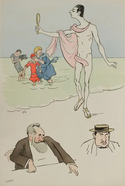 Le Baron Maurice De Rothschild Edmond Dreyfus M Cahen