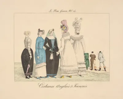 Le Bon Genre No 74 Costumes Anglais Francais The Right Sort No 74 Costumes English French