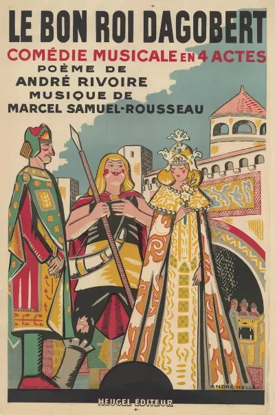 Le Bon Roi Dagobert Comedie Musicale En 4 Actes
